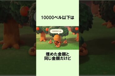 お金のなる木のまめ知識② #Shorts #あつ森 #どうぶつの森 #あつまれどうぶつの森