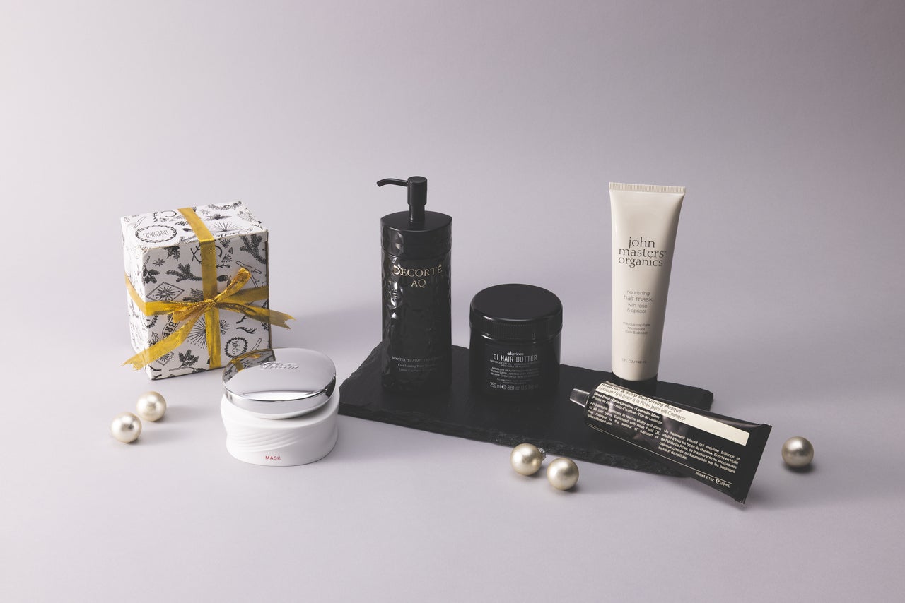 プレゼントに最適なデパートのヘアマスク集合カット