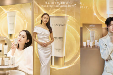 滝沢眞規子や桐谷美玲、ギュテも来場　「ランコム」が“アプソリュ”UVクリームのポップアップを開催 - WWDJAPAN