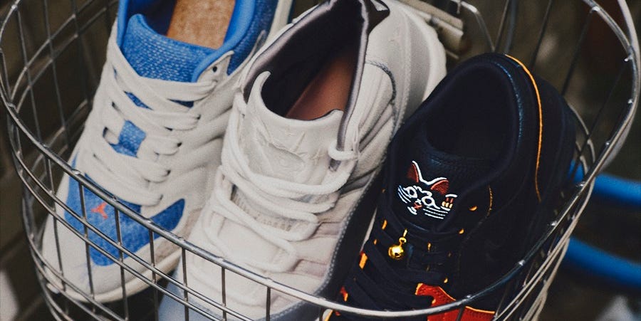 スカジャンや招き猫がモチーフ。日本の伝統を宿す「エア ジョーダン ‘Shoten’ コレクション」が発売 スカジャンや招き猫がモチーフ。日本の伝統を宿す「エア ジョーダン 'Shoten' コレクション」が発売