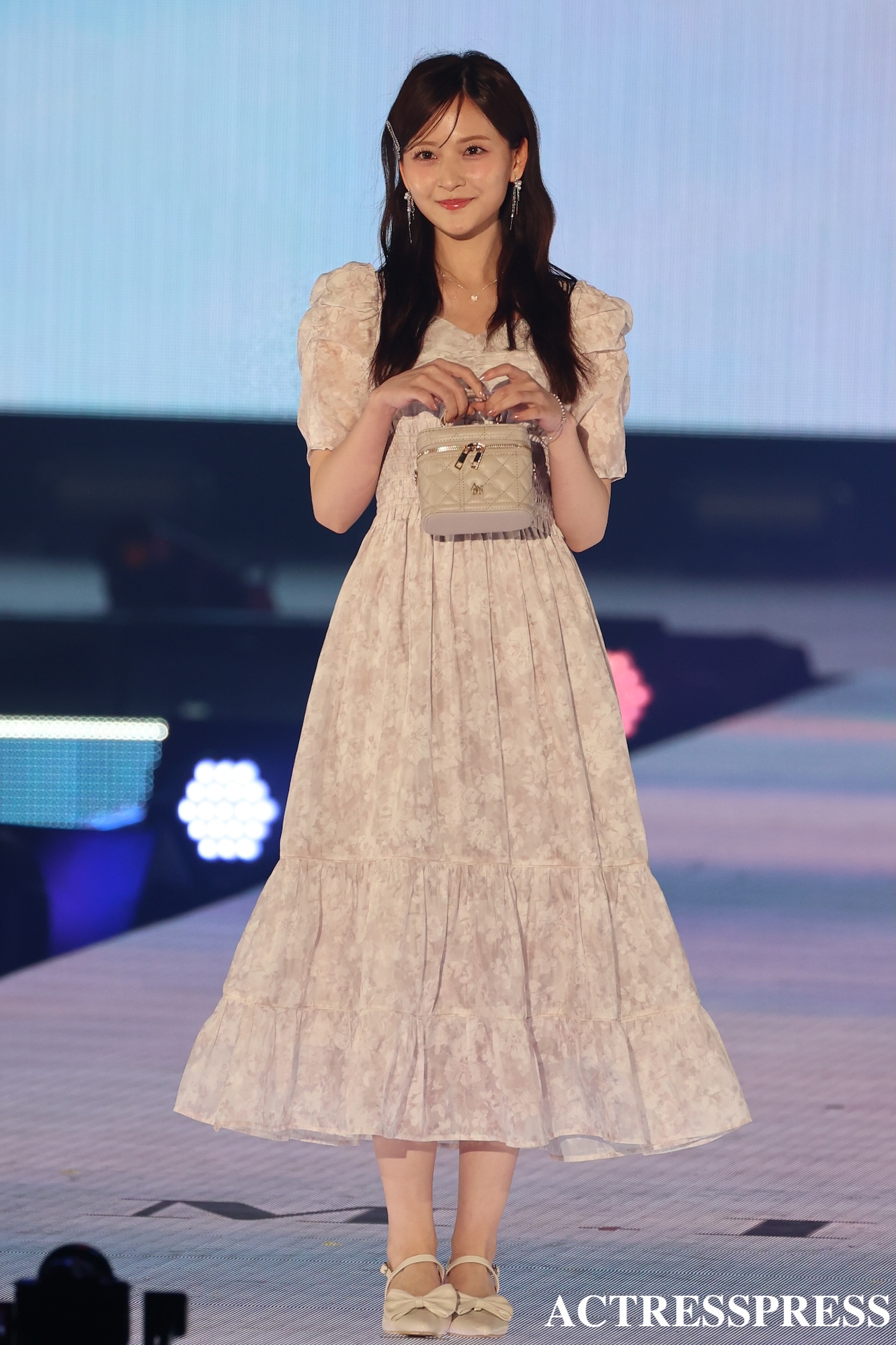 金川紗耶(衣装：An MILLE).乃木坂46.2025年5月3日、代々木第一体育館にて。GirlsAward 2025 S/S. 撮影：ACTRESS PRESS（アクトレスプレス）