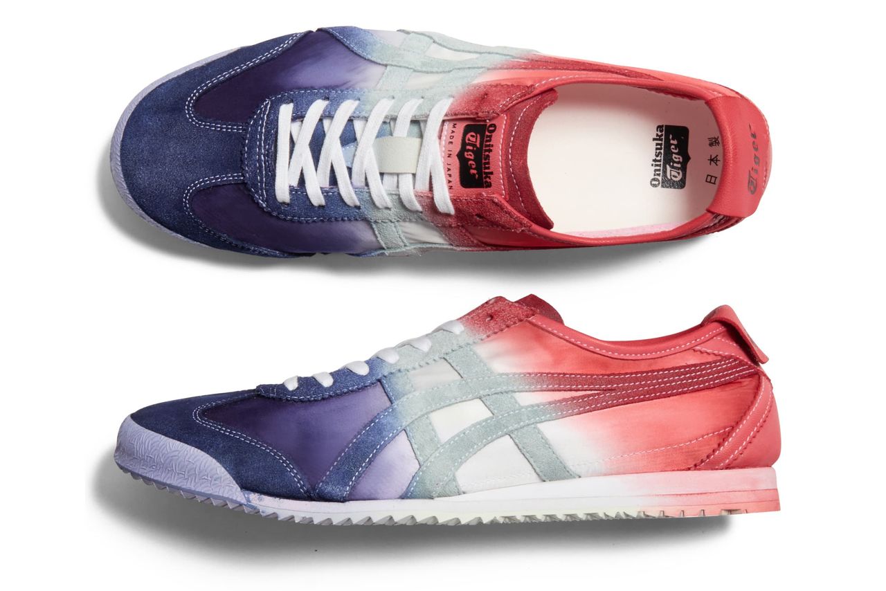 パリ旗艦店特別仕様の「MEXICO 66 NM」（アシックス提供）