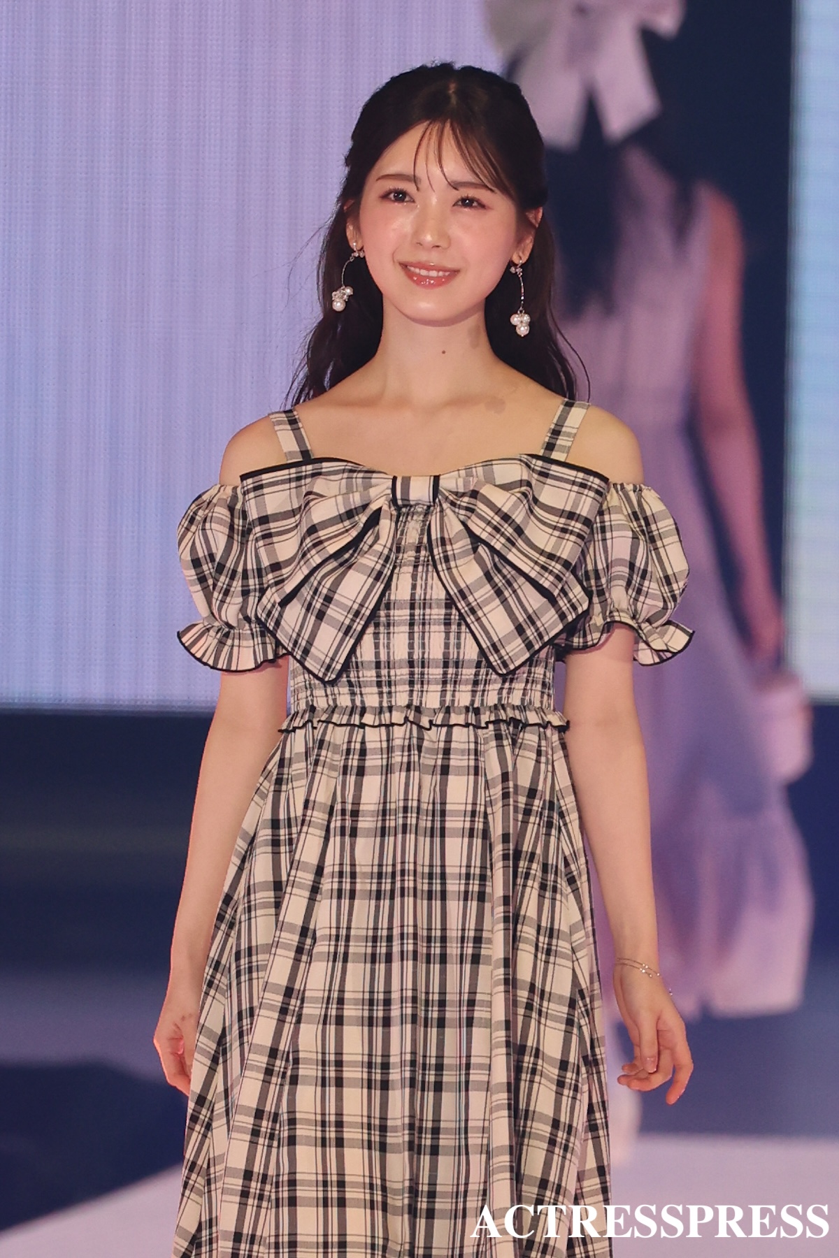 筒井あやめ（衣装：An MILLE).乃木坂46.2025年5月3日、代々木第一体育館にて。GirlsAward 2025 S/S. 撮影：ACTRESS PRESS（アクトレスプレス）