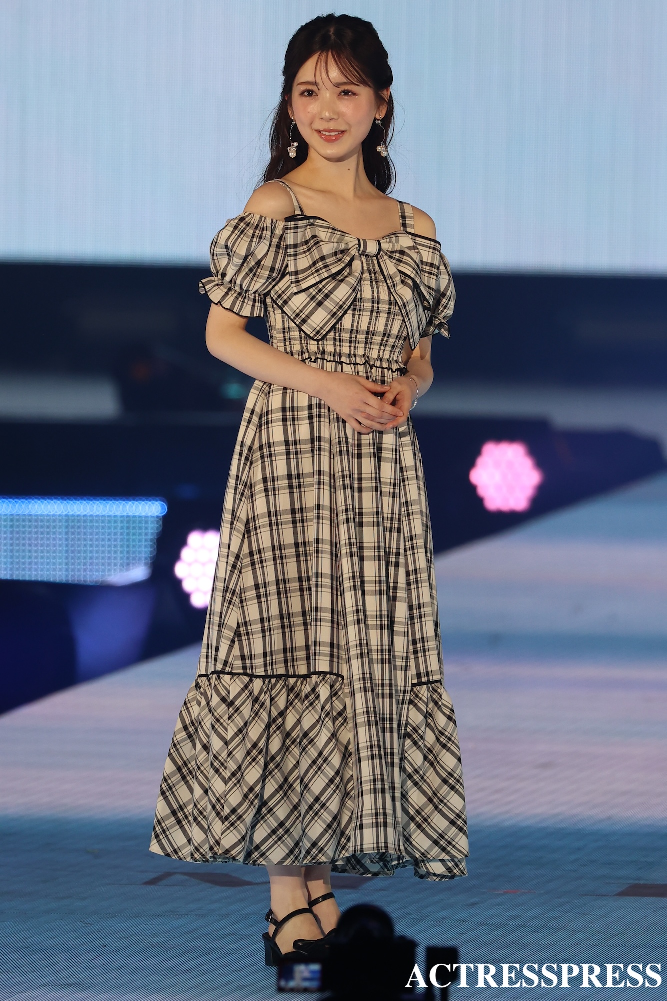 筒井あやめ（衣装：An MILLE).乃木坂46.2025年5月3日、代々木第一体育館にて。GirlsAward 2025 S/S. 撮影：ACTRESS PRESS（アクトレスプレス）