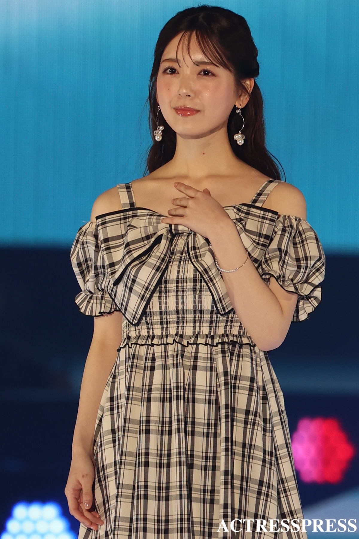 筒井あやめ（衣装：An MILLE).乃木坂46.2025年5月3日、代々木第一体育館にて。GirlsAward 2025 S/S. 撮影：ACTRESS PRESS（アクトレスプレス）