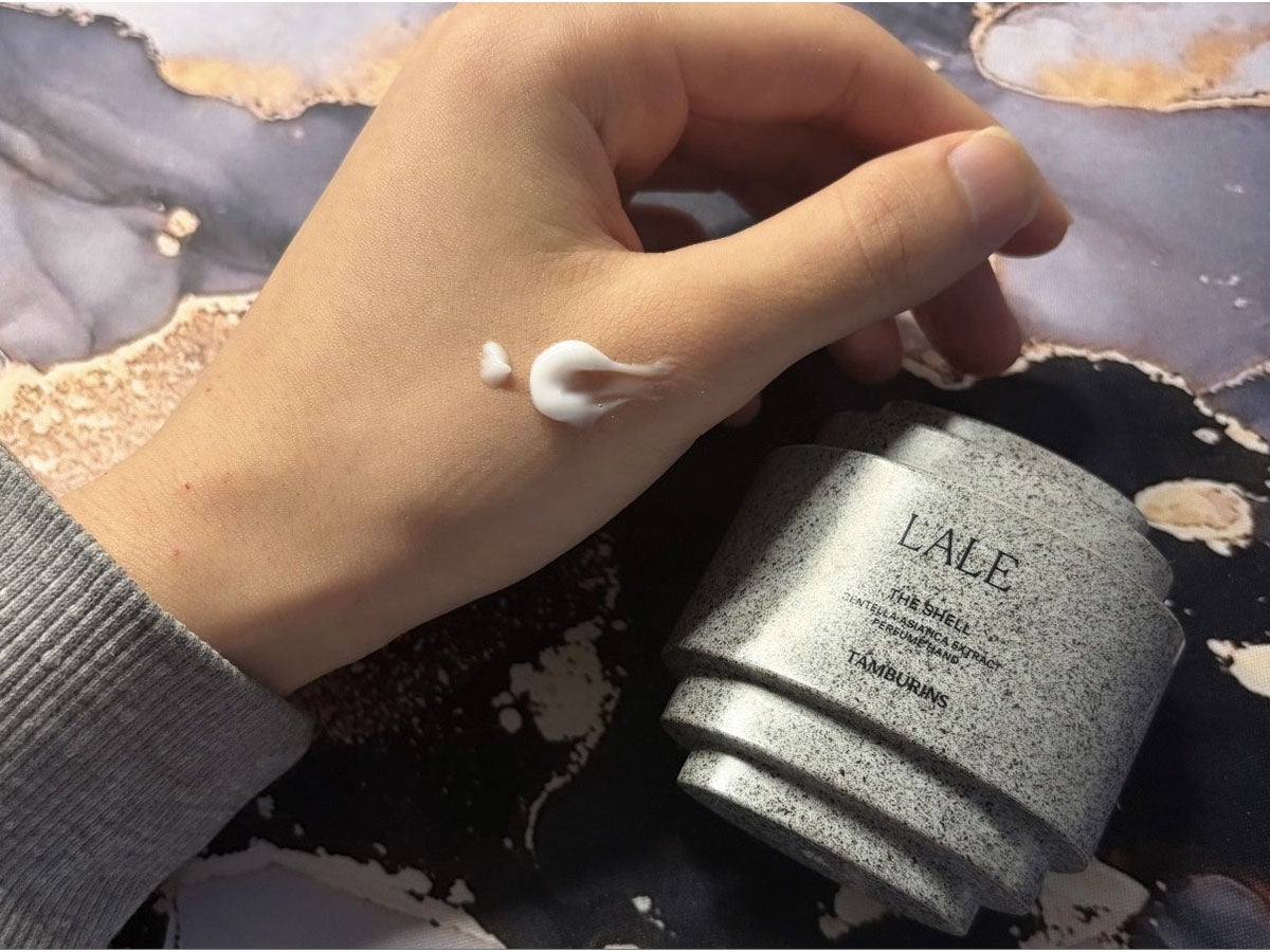 タンバリンズハンドクリームテクスチャー画像