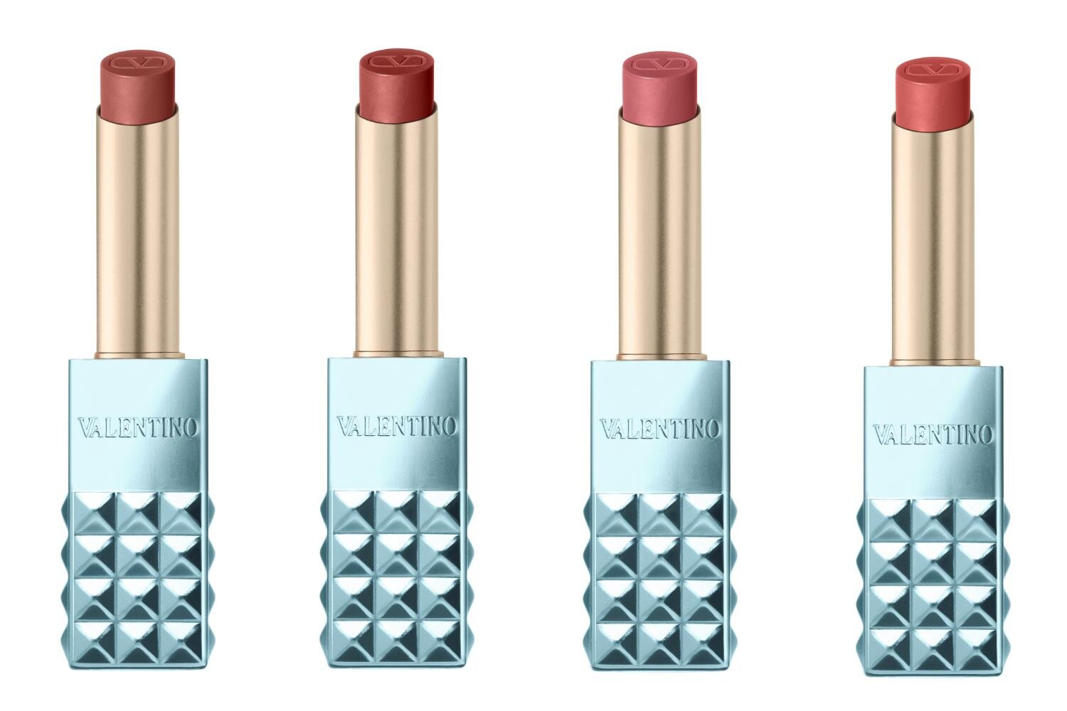 (左から)「スパイク ヴァレンティノ シエル バロック」134R,137A,312R,412A 各7,480円＜数量限定＞