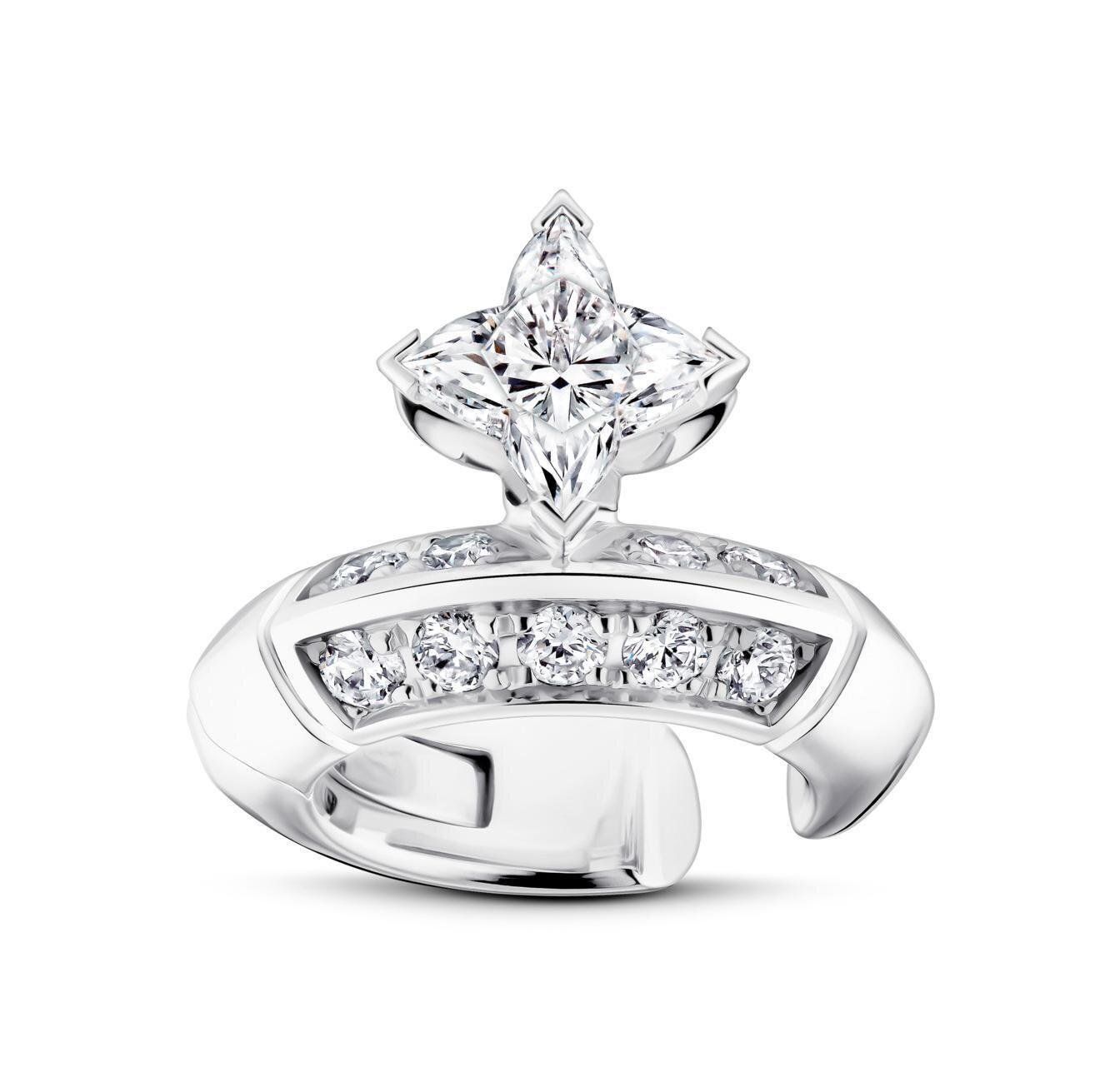 LV ダイヤモンド イヤーカフ 715,000円～ (ホワイトゴールド×LV モノグラムスターカットダイヤモンド×ダイヤモンド)