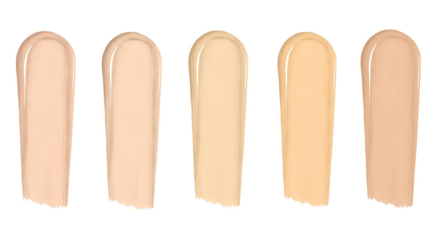 左から)「NARS ナチュラル ロングウェア ファンデーション」30mL 04787,04788,04789,04793,04794 7,480円＜新製品＞