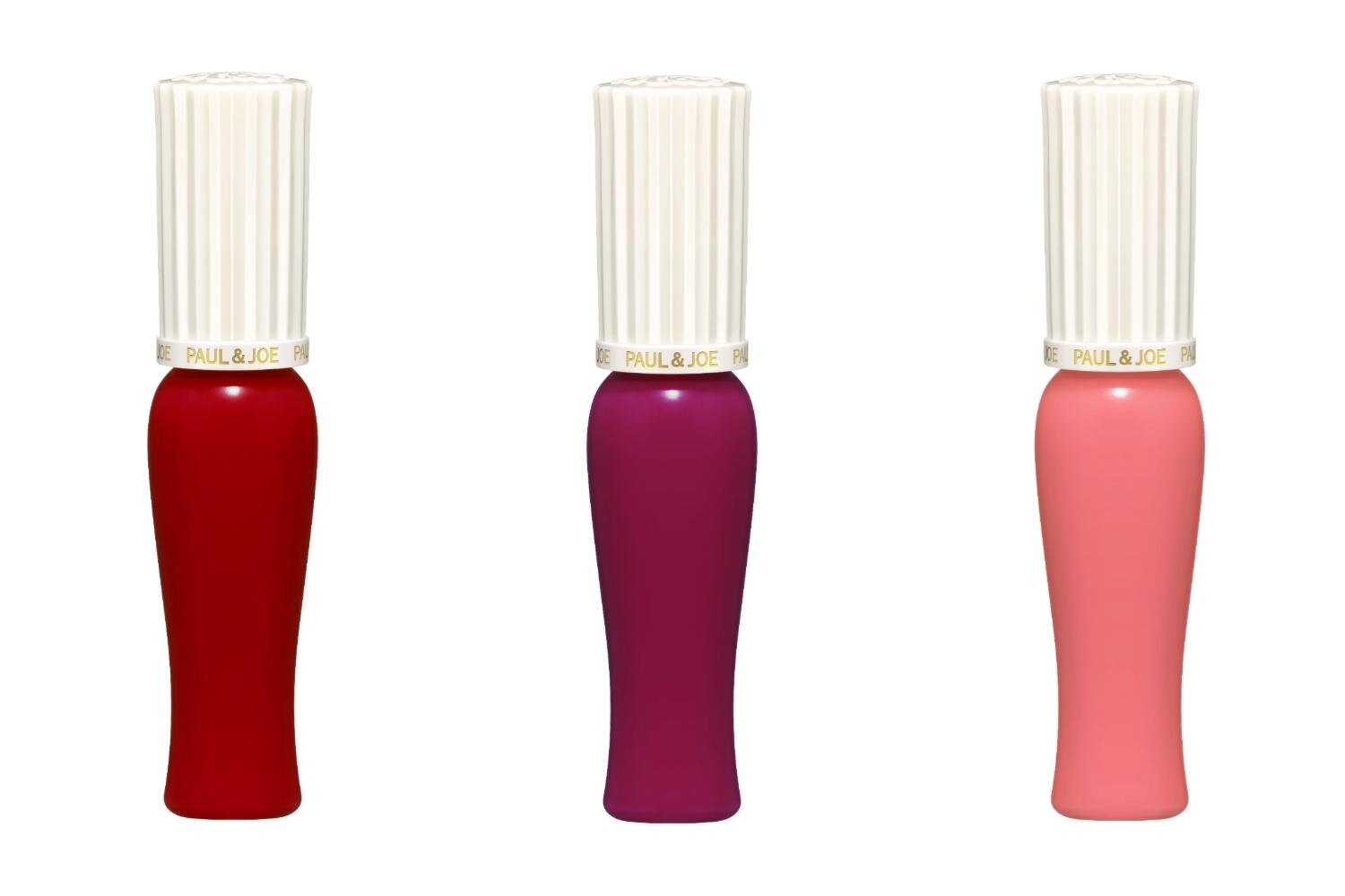 (左から)ポール & ジョー グロッシー ルージュ 10g 07,08,09 各3,300円＜新色＞