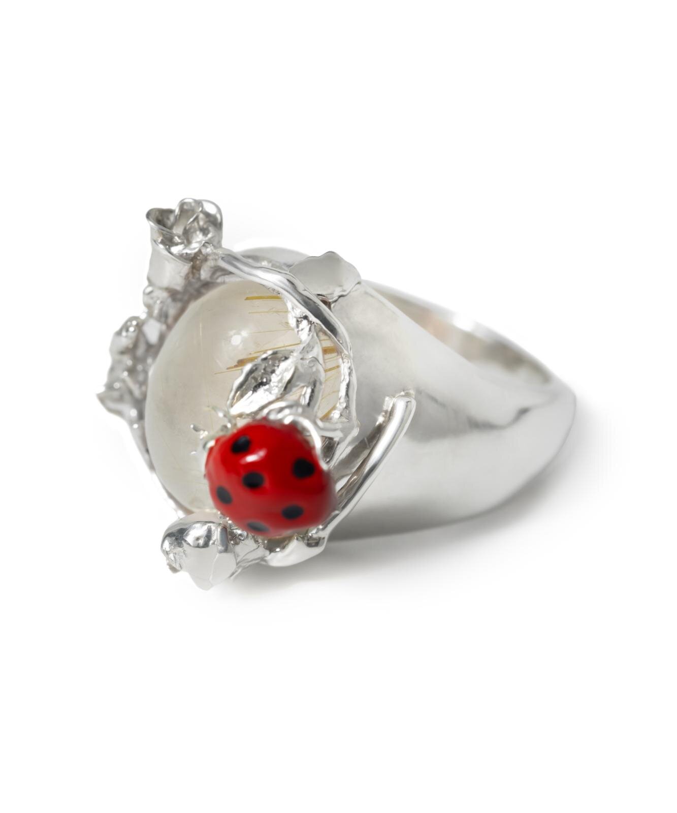 「シークレット ガーデン」ルチルクオーツリング 88,000円