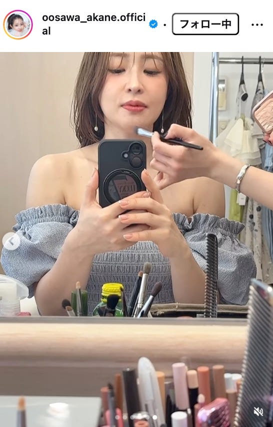 大沢あかねInstagramより