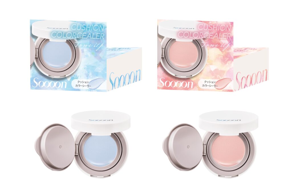 クッションタイプのカラーシーラーが新発売！指パフでトントンするだけで透明感、血色感のあるメリハリ顔完成！「スーン　クッションカラーシーラー」数量限定 | 美ST ONLINE