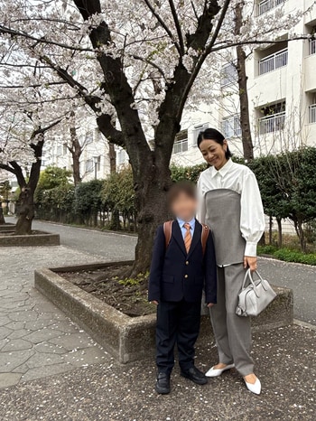 卒業式も入学式も同じ服でいい。40代スタイリストの“セットアップ着回し”コーディネート_img0