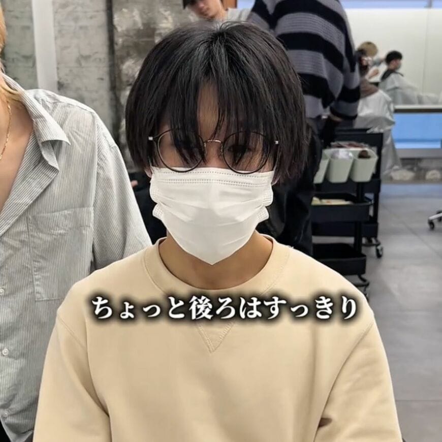 【大変身】妹さんからの紹介で美容室に来た男性が似合わせカットで大胆イメチェン!「全然違う」と笑顔