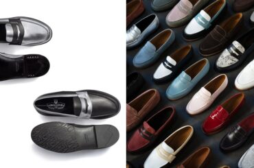 ジェイエムウエストンが名作「シグニチャーローファー #180」の生誕80周年を記念して80足のローファーを展示