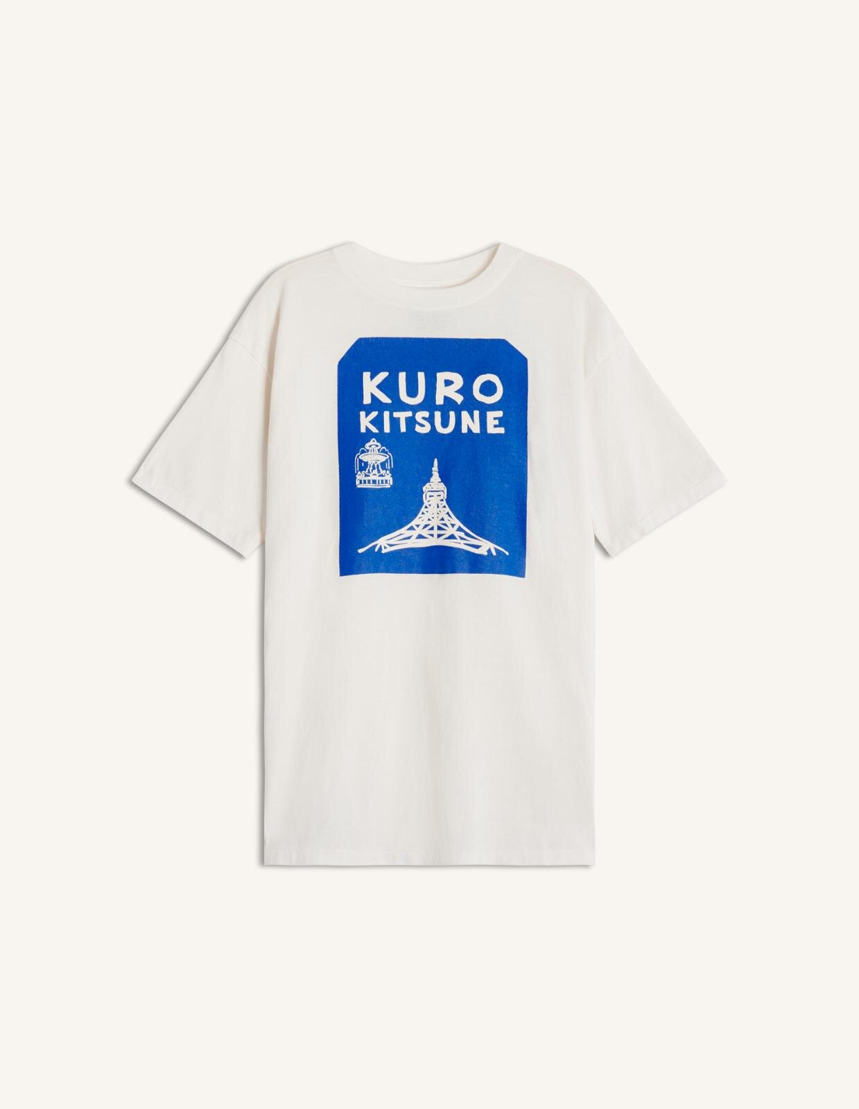 メゾン キツネ×KURO トーキョー-パリ クロスロード ヴィンテージウォッシュ TEE 17,600円