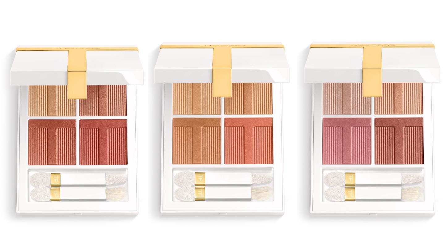 左から)「SOLEIL アイ カラー クォード ルミエール」40,41,42 各13,640円＜リニューアル新製品＞ ※2月1日(日)よりアットコスメ ショッピングにて先行発売