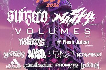 SANDとCRYSTAL LAKEが主催する【FURIOUS WORLD FEST 2026】開催決定