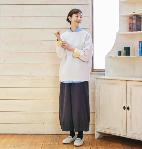 気になる下半身 →【大人のしまむら】で徹底カバー! 40・50代の味方♡「コクーンパンツ」