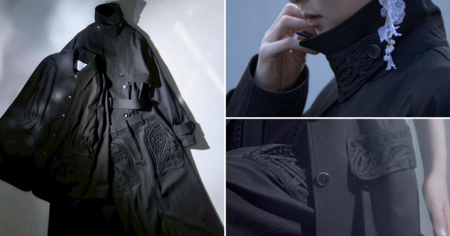 【Mame Kurogouchi】のコード刺繍をBLACKで表現。【STUDIOUS】限定コレクションがリリース