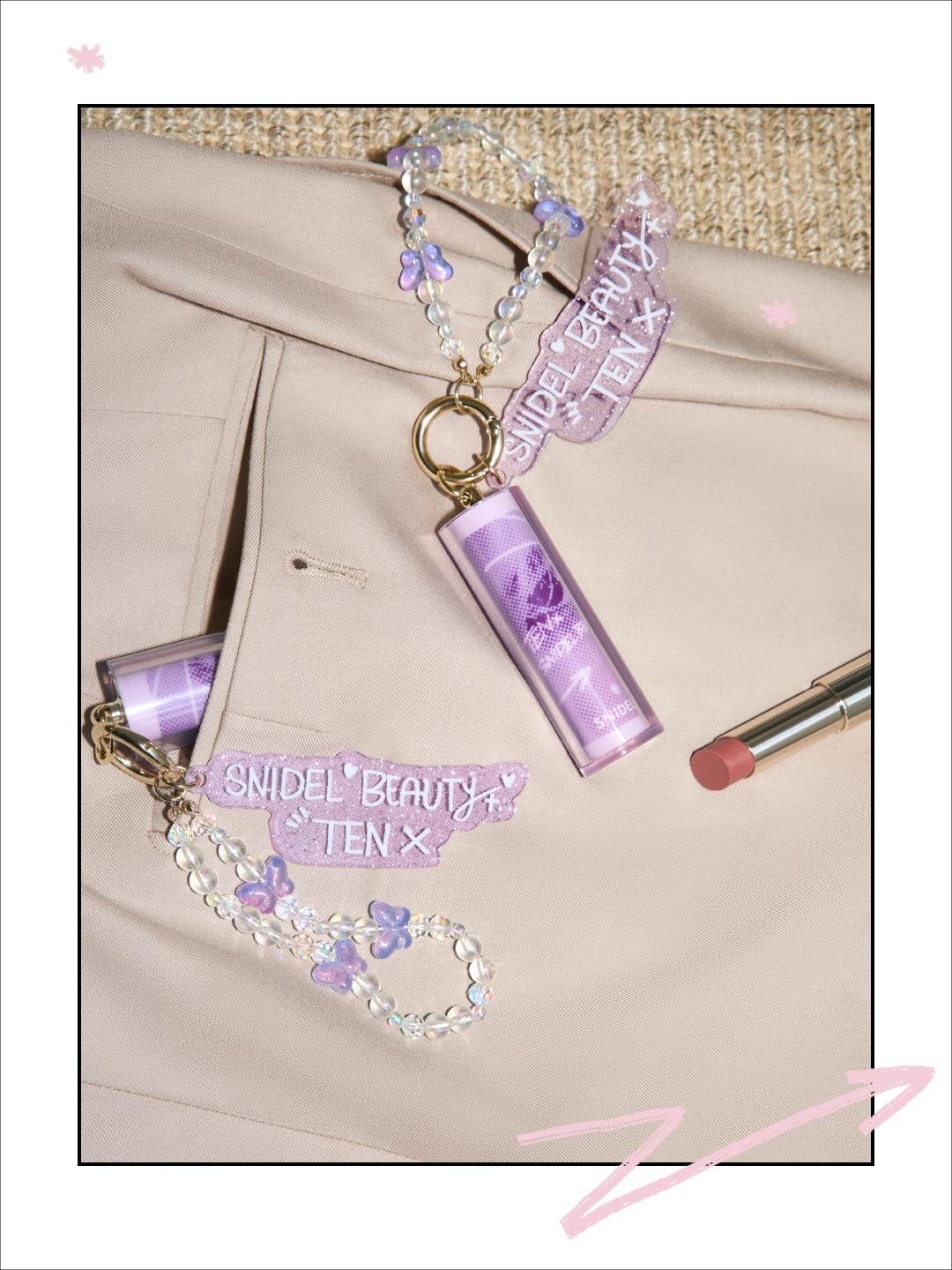 「スナイデル メルティング カラー バーム リミテッド キット T」EX01 If You Love Me 4,950円＜限定品＞
※オリジナルチャームとセット価格