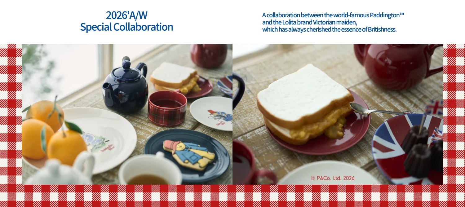 Paddington™×Victorian maiden 英国の物語が出会う、特別なコラボレーションコレクション