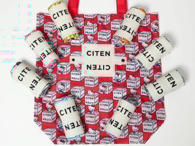 シテンとサンリオキャラクターのコラボアイテム