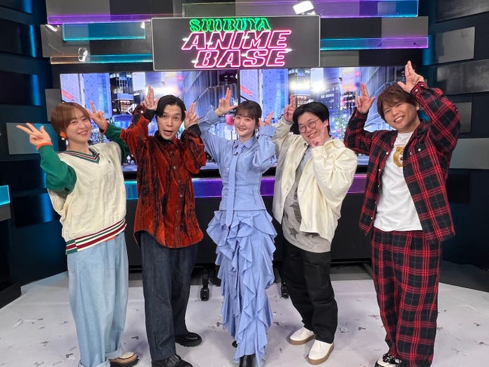 徳井青空、岩井勇気、久保ユリカ、天津飯大郎、仲村宗悟（C）AbemaTV,Inc.