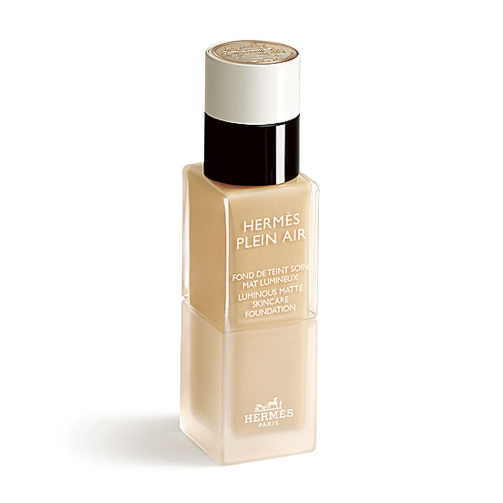 skincare foundation bottle with a label