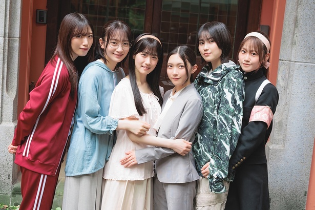 櫻坂46の村山美羽、小島凪紗、石森璃花、谷口愛季、的野美青、向井純葉(写真左から)