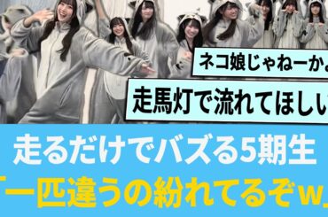 走るだけでバズる五期生「一匹違うの紛れてるぞwww」【日向坂46】【ひなあい】【ひななり】