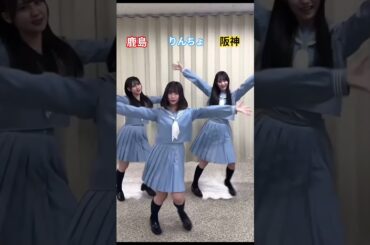 鹿島りんちょ阪神 #松尾桜 #大野愛実 #高井俐香 #日向坂