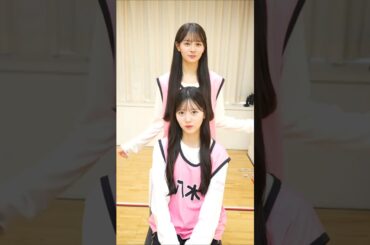 🍊 爆裂愛してる 🌸 #AKB48 #伊藤百花 Momoka Ito #八木愛月 Azuki Yagi 🍓 #AKB48_名残り桜 #shorts #小栗有以