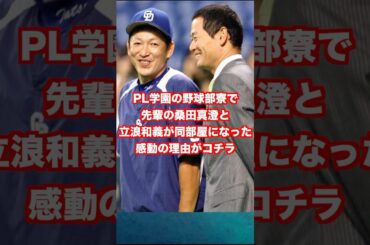 PL学園の野球部寮で先輩の桑田真澄と立浪和義が同部屋になった感動のりゆがコチラ #野球 #プロ野球