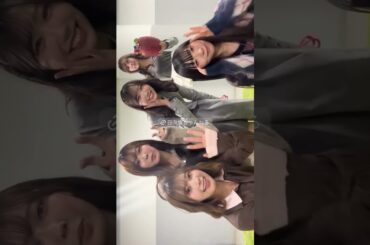宮地すみれと石塚瑶季と清水理央と藤嶌果歩と平岡海月　#日向坂46