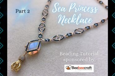 シープリンセスネックレス パート2 | BeebeecraftのDIYジュエリービーズチュートリアル