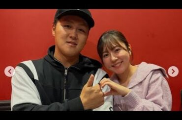 夫は６歳年下のロッテ選手！パ・リーグ記録に並んで話題に…誕生日の妻が「幸せそう」「可愛らしい」多田愛佳さんに反響