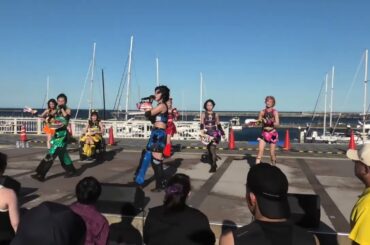 ＠２０２５年７月２５日@仮面女子@全開ヒーロー＠熱海であそぼ！花火であそぼ！第1部@熱海海上花火大会2005夏@熱海親水公園イベント広場@16:53