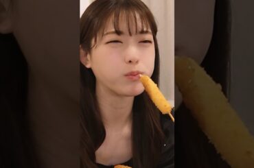 もぐもぐ😋in #串カツ田中 #さゆりんご #松村沙友理 #串カツ