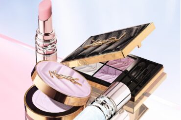 イヴ・サンローラン26年夏コスメ、“クリスタルの輝き”ブルーリッププランパー＆月光ピンクアイパレ - ファッションプレス