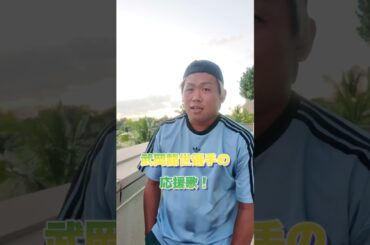 【東京ヤクルトスワローズ】武岡龍世選手の応援歌歌ってみた。#shorts #応援歌#東京ヤクルトスワローズ