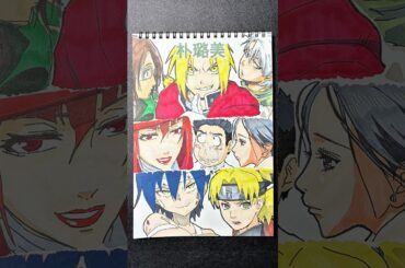 CV:朴璐美の演じたキャラ８選描いてみた！！！🚪😠🫵🚪#drawing #drawingchallenge #一発描き #声優 #朴璐美