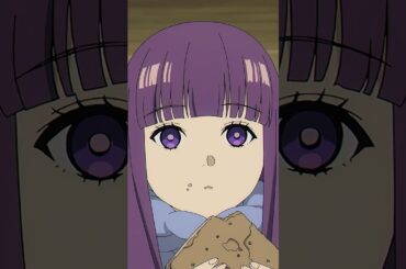 「またこのパンか…」／ガチガチの堅いパン／『 #葬送のフリーレン 』第34話「討伐要請」より