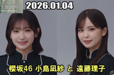 櫻坂46 こちら有楽町星空放送局  小島凪紗 と 遠藤理子  2026.01.04
