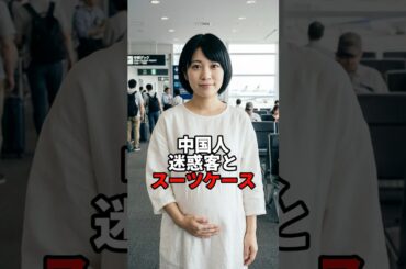 中国人迷惑客とスーツケース #おもしろ #ジョーク #スカッと