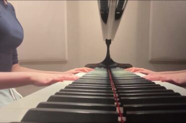 元HKT48 森保まどか 最近の指慣らしは #千本桜 🌸スタジオ入って1発目に弾くとほどよく疲れて指が温まります！#ピアノ