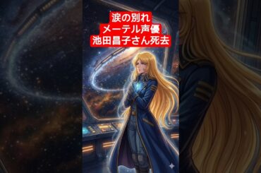 衝撃訃報…メーテル役の声優・池田昌子さん死去｜野沢雅子が涙のコメント「別の星でまた会おう」#銀河鉄道999#メーテル#池田昌子#野沢雅子#訃報#アニメニュース#声優