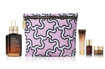 エスティ ローダー×ダイアン・フォン・ファステンバーグ“雲柄ポーチ付き”ベース＆スキンケアキット - ファッションプレス