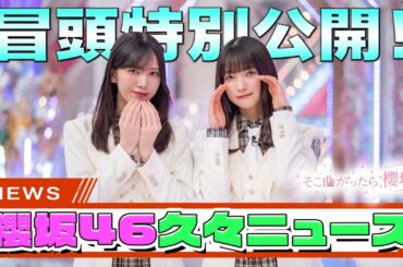 【#松本和子 が一目惚れ】そこ曲がったら、櫻坂？ 櫻坂46久々ニュース 冒頭特別公開